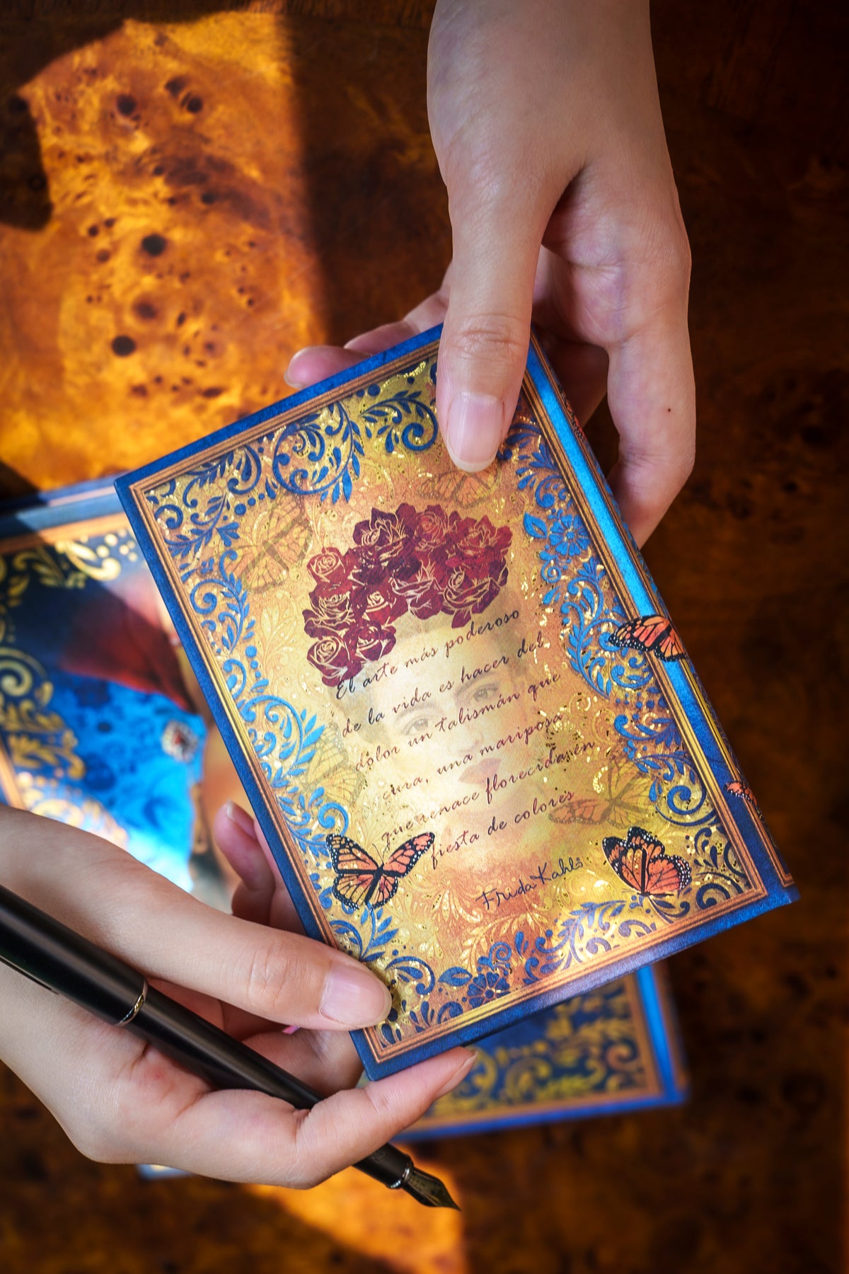 Paperblanks The Colourful Portrait Mini Hardback Journal – Lined, 176 Pages – lifestyle image
