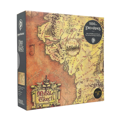 Paperblanks Map of Middle-earth Puzzle 1000-Piece Jigsaw Puzzle – front view