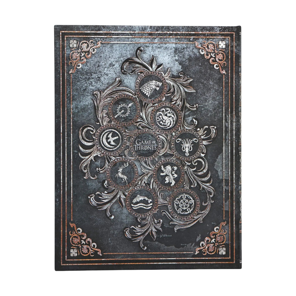 Paperblanks For the Throne Journal Ultra Hardback Journal – Plain, 144 Pages – back cover