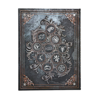 Paperblanks For the Throne Journal Ultra Hardback Journal – Plain, 144 Pages – back cover