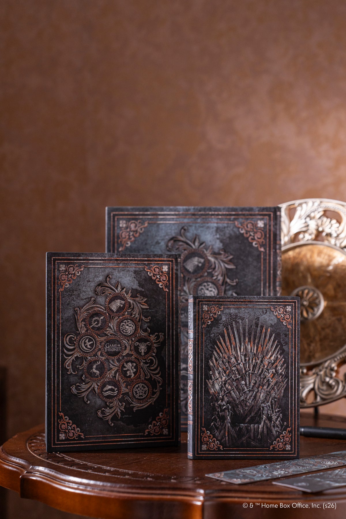 Paperblanks For the Throne Journal Midi Hardback Journal – Lined, 144 Pages – lifestyle image