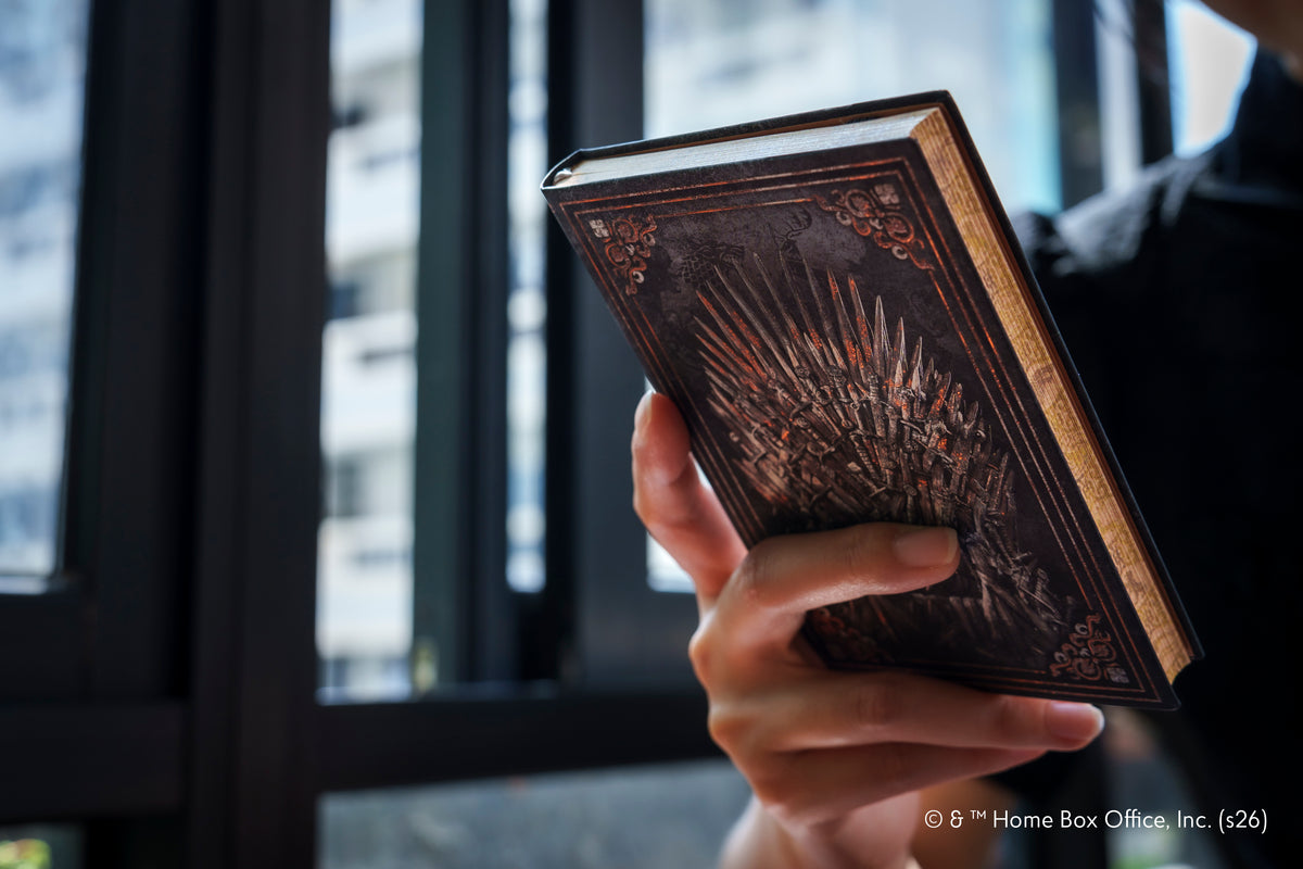 Paperblanks For the Throne Journal Midi Hardback Journal – Lined, 144 Pages – lifestyle image