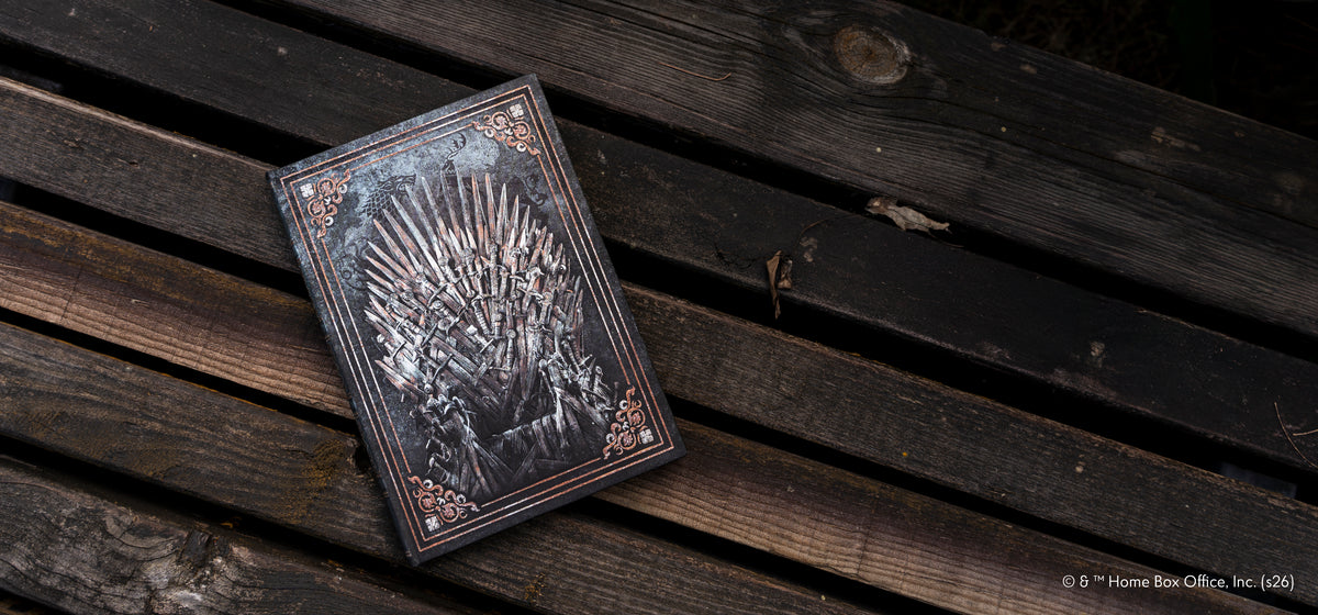 Paperblanks For the Throne Journal Midi Hardback Journal – Lined, 144 Pages – lifestyle image