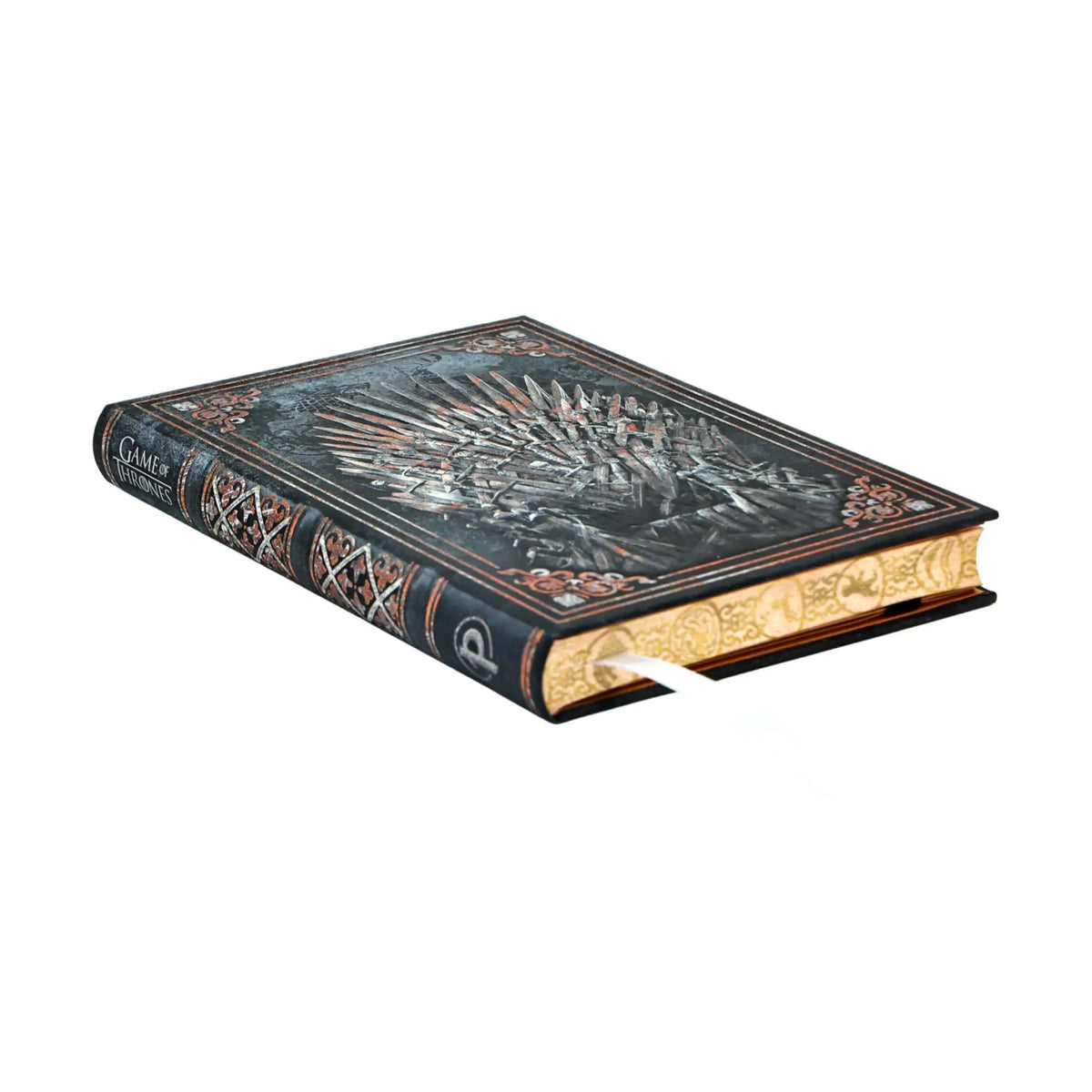 Paperblanks For the Throne Journal Mini Hardback Journal – Plain, 176 Pages – page edge