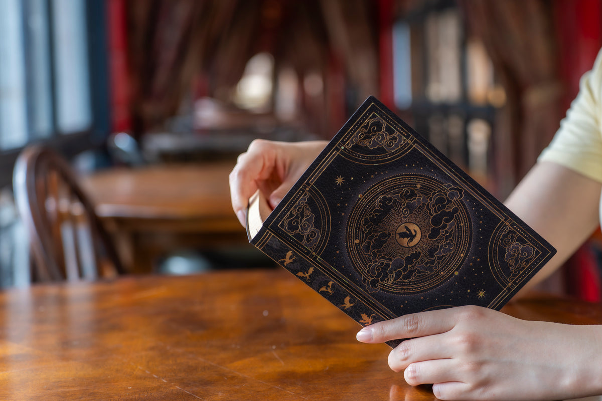 Paperblanks Shadows of Navarre Midi Softback Flexi Journal – Lined, 176 Pages – lifestyle image