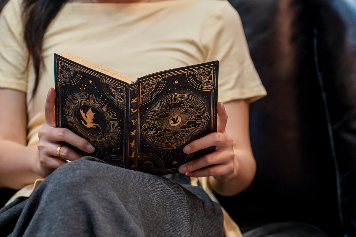 Paperblanks Shadows of Navarre Midi Softback Flexi Journal – Lined, 176 Pages – lifestyle image
