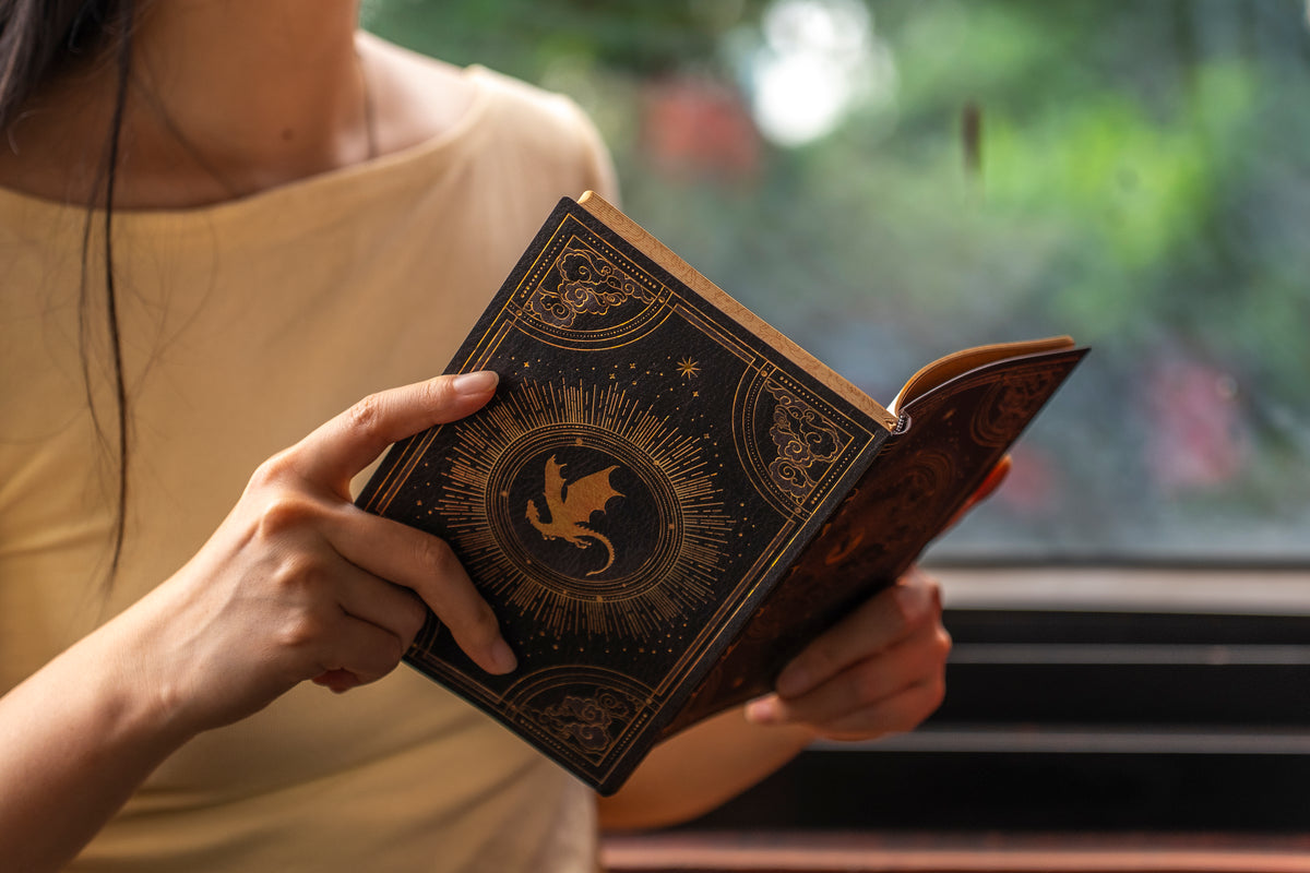 Paperblanks Shadows of Navarre Midi Softback Flexi Journal – Lined, 176 Pages – lifestyle image