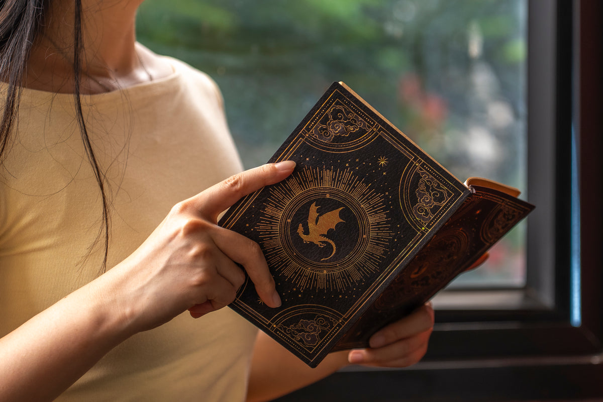 Paperblanks Shadows of Navarre Midi Softback Flexi Journal – Lined, 176 Pages – lifestyle image