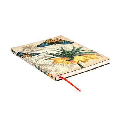 Paperblanks Golden Fritillaria Ultra Softback Flexi Journal – Plain, 176 Pages – page edge