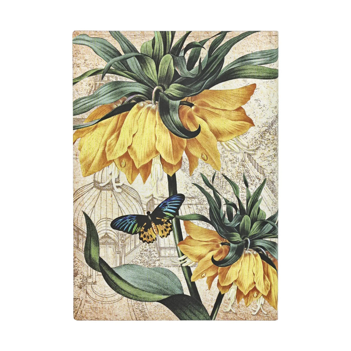 Paperblanks Golden Fritillaria Midi Softback Flexi Journal – Plain, 176 Pages – back cover