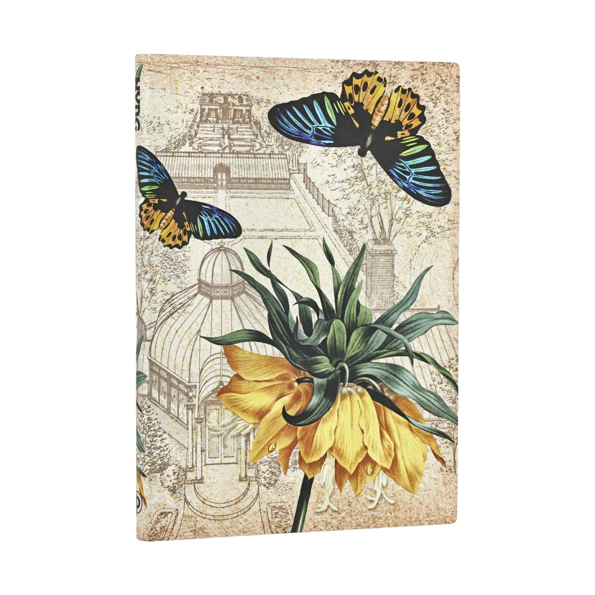 Paperblanks Golden Fritillaria Midi Softback Flexi Journal – Plain, 176 Pages – front cover