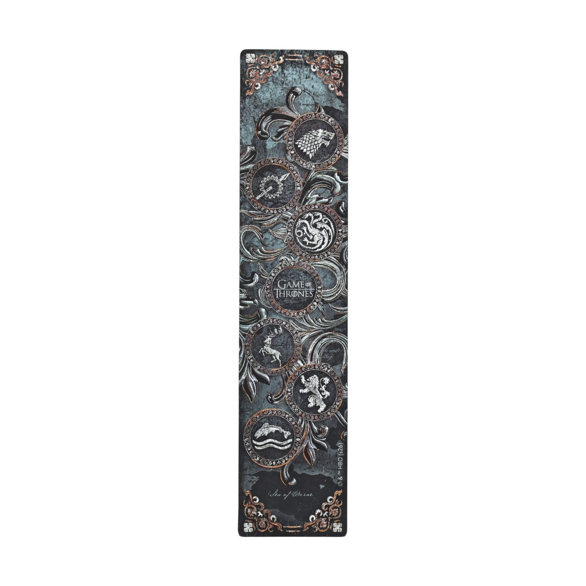 Paperblanks For the Throne Bookmark Bookmark – back view
