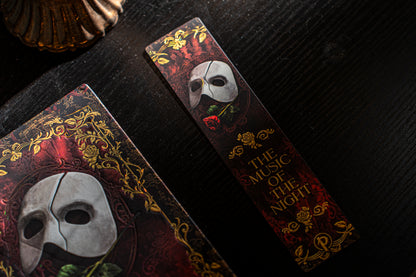 Paperblanks Masked Melody Bookmark – lifestyle image