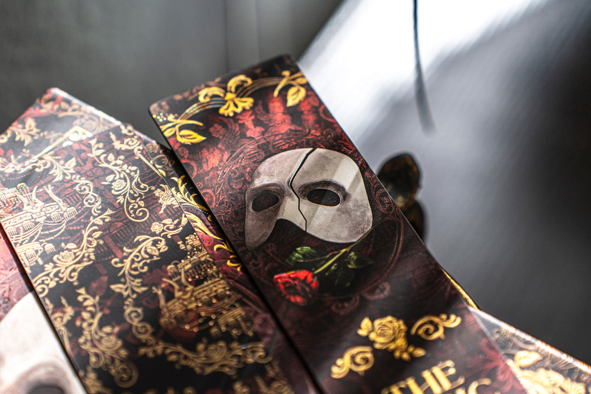 Paperblanks Masked Melody Bookmark – lifestyle image
