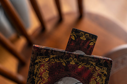 Paperblanks Masked Melody Bookmark – lifestyle image