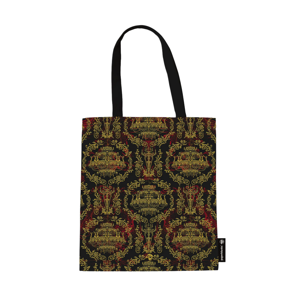 Paperblanks Masked Melody Cotton Tote Bag – back view