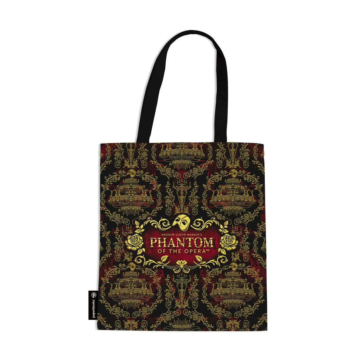 Paperblanks Masked Melody Cotton Tote Bag – front view