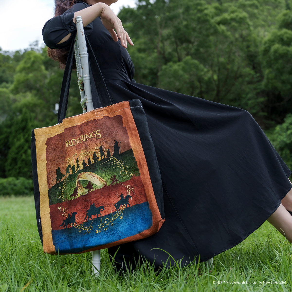 Paperblanks A Perilous Journey Tote Cotton Tote Bag – lifestyle image