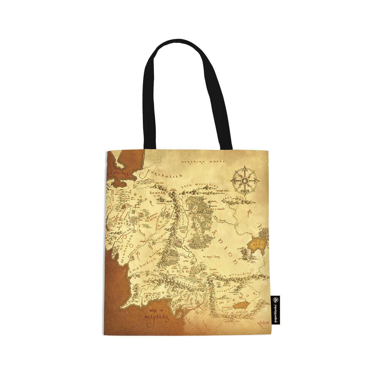 Paperblanks A Perilous Journey Tote Cotton Tote Bag – back view