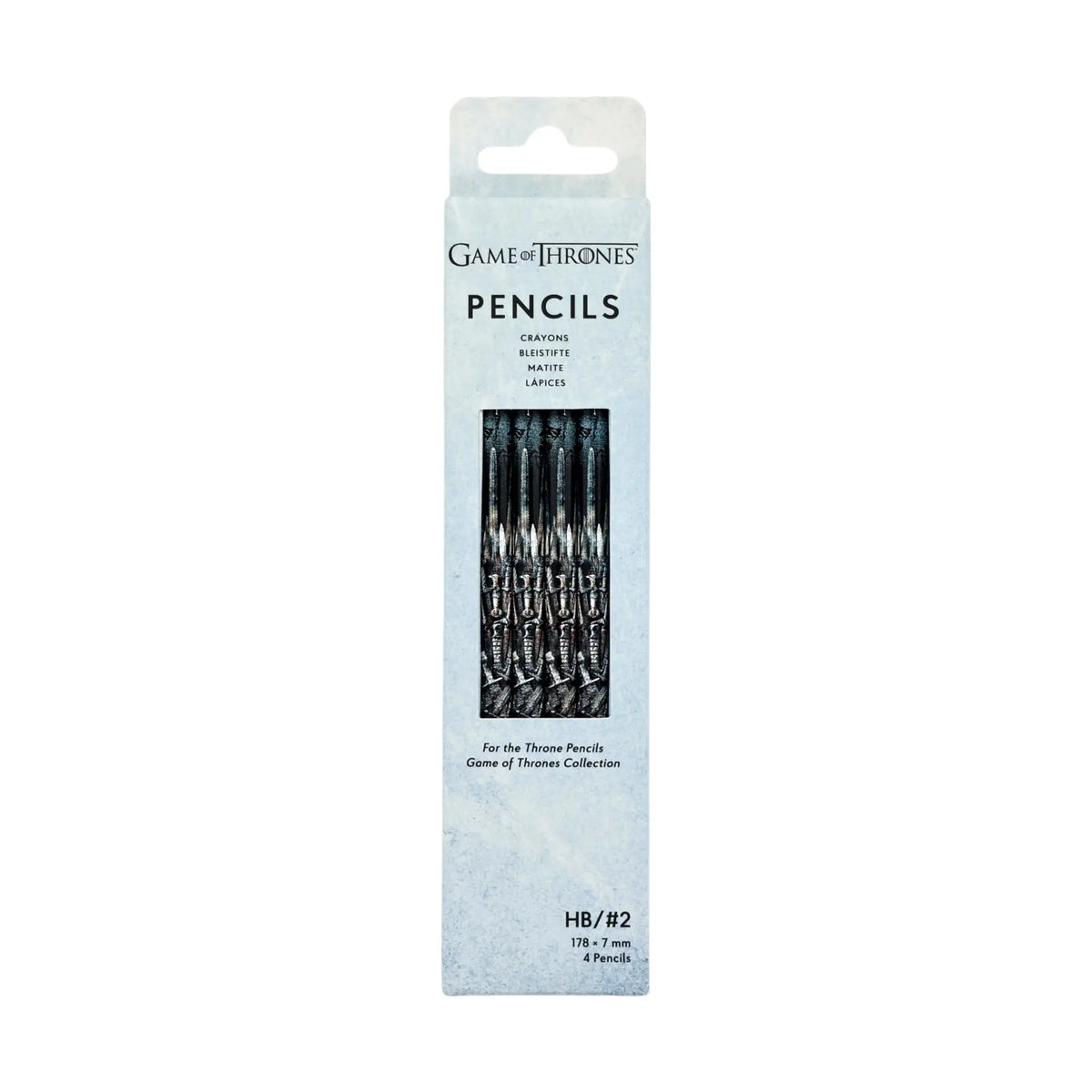 Paperblanks For the Throne Pencils Pencils – Pack of 4 – front view