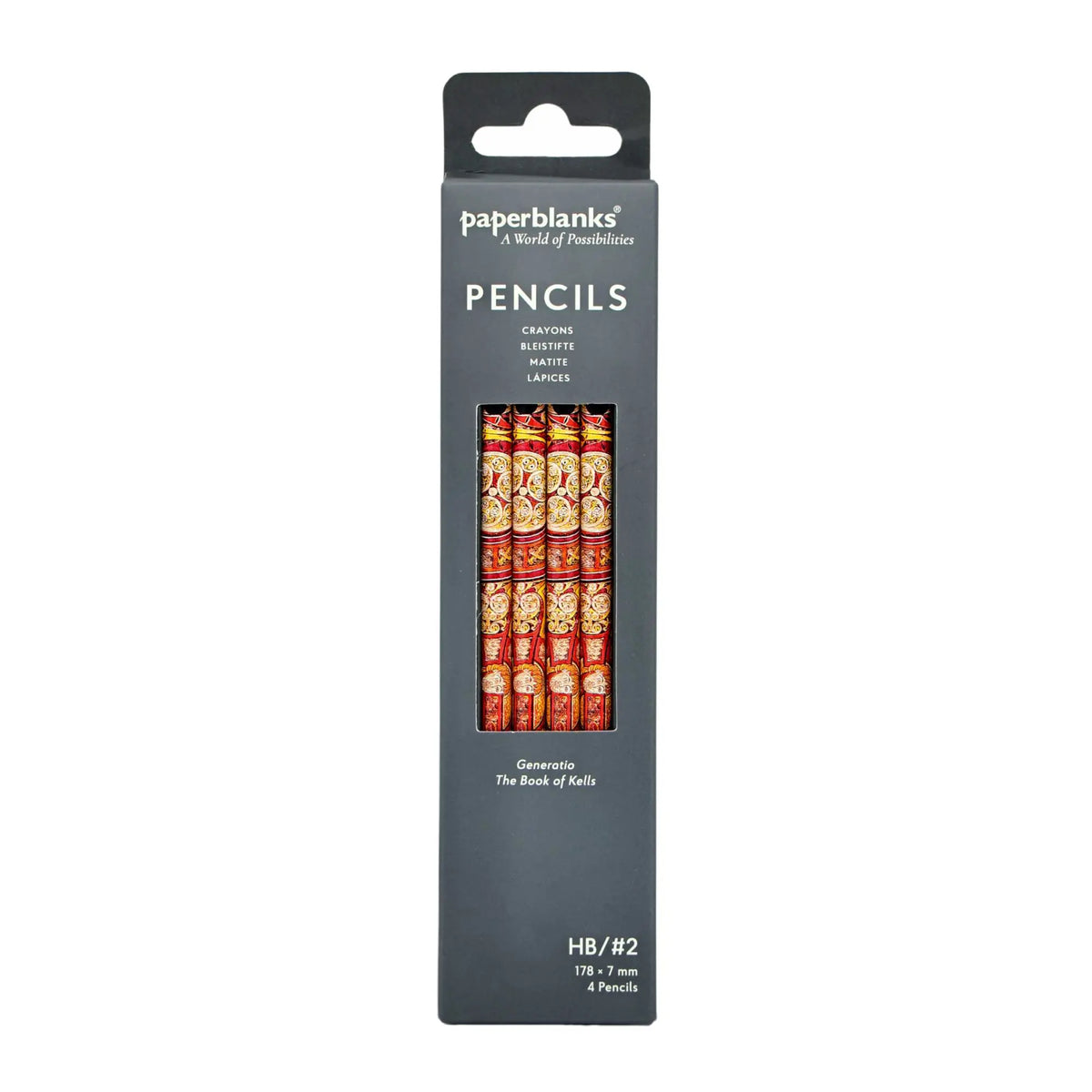 Paperblanks Generatio Pencils – Pack of 4 – front view