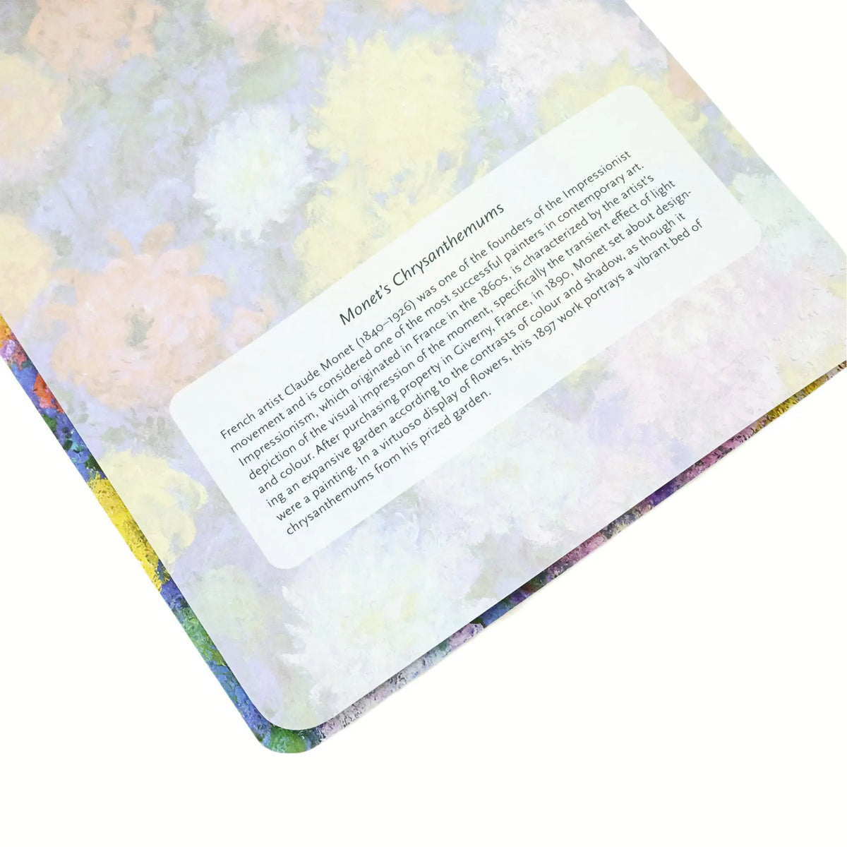 Paperblanks Monet’s Chrysanthemums A5 Cahier Notebook – Dot Grid – inside pages
