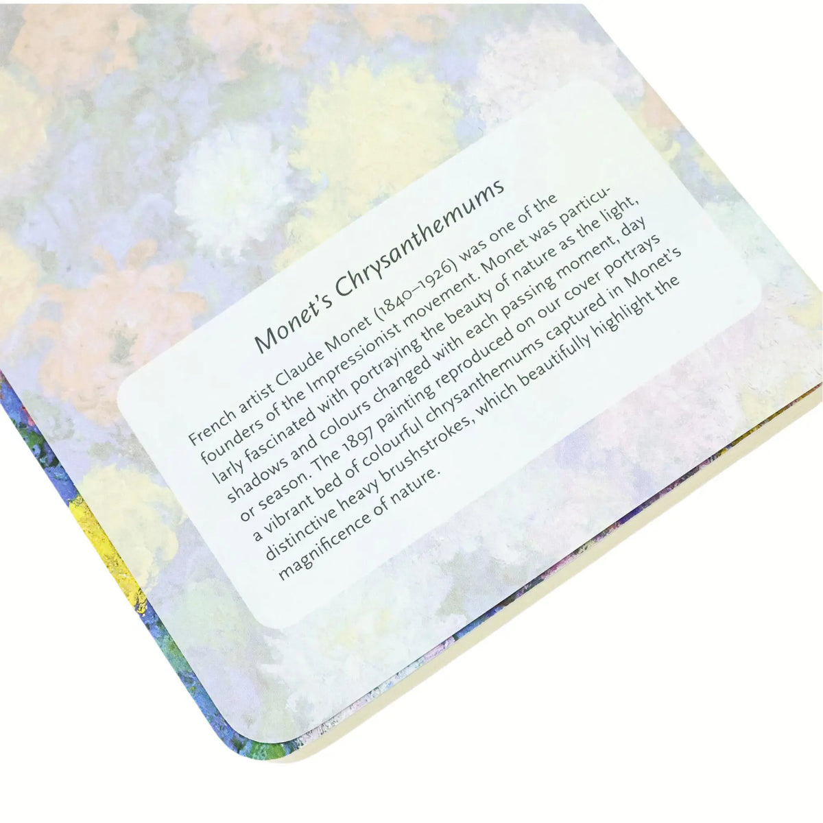 Paperblanks Monet’s Chrysanthemums A6 Cahier Notebook – Dot Grid – inside pages
