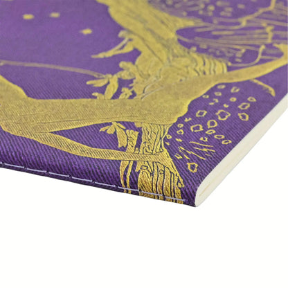 Paperblanks Violet Fairy A4 Cahier Notebook – Dot Grid – page edge
