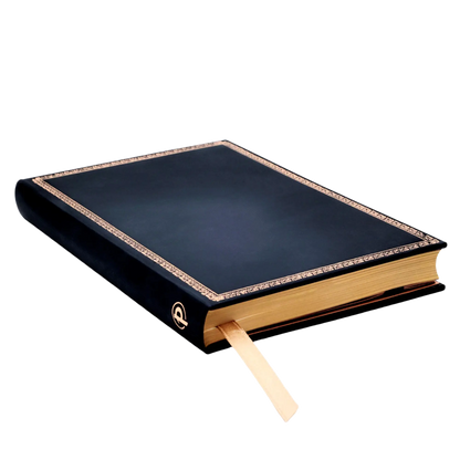 Paperblanks Black Edition Mini Hardback Journal – Lined, 176 Pages – page edge