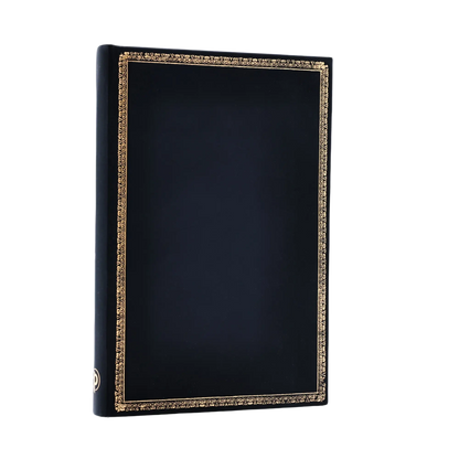 Paperblanks Black Edition Mini Hardback Journal – Lined, 176 Pages – front cover