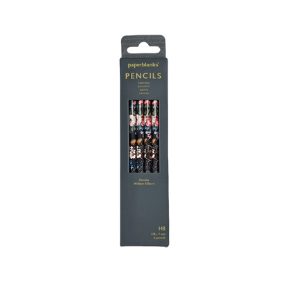 Paperblanks Floralia Pencils – Pack of 4 – front view