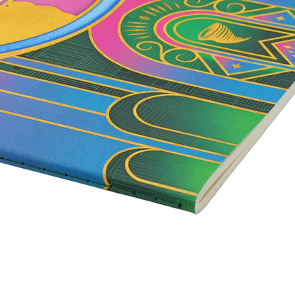 Paperblanks Ozmopolitan Notebook A4 Cahier Notebook – Plain – page edge