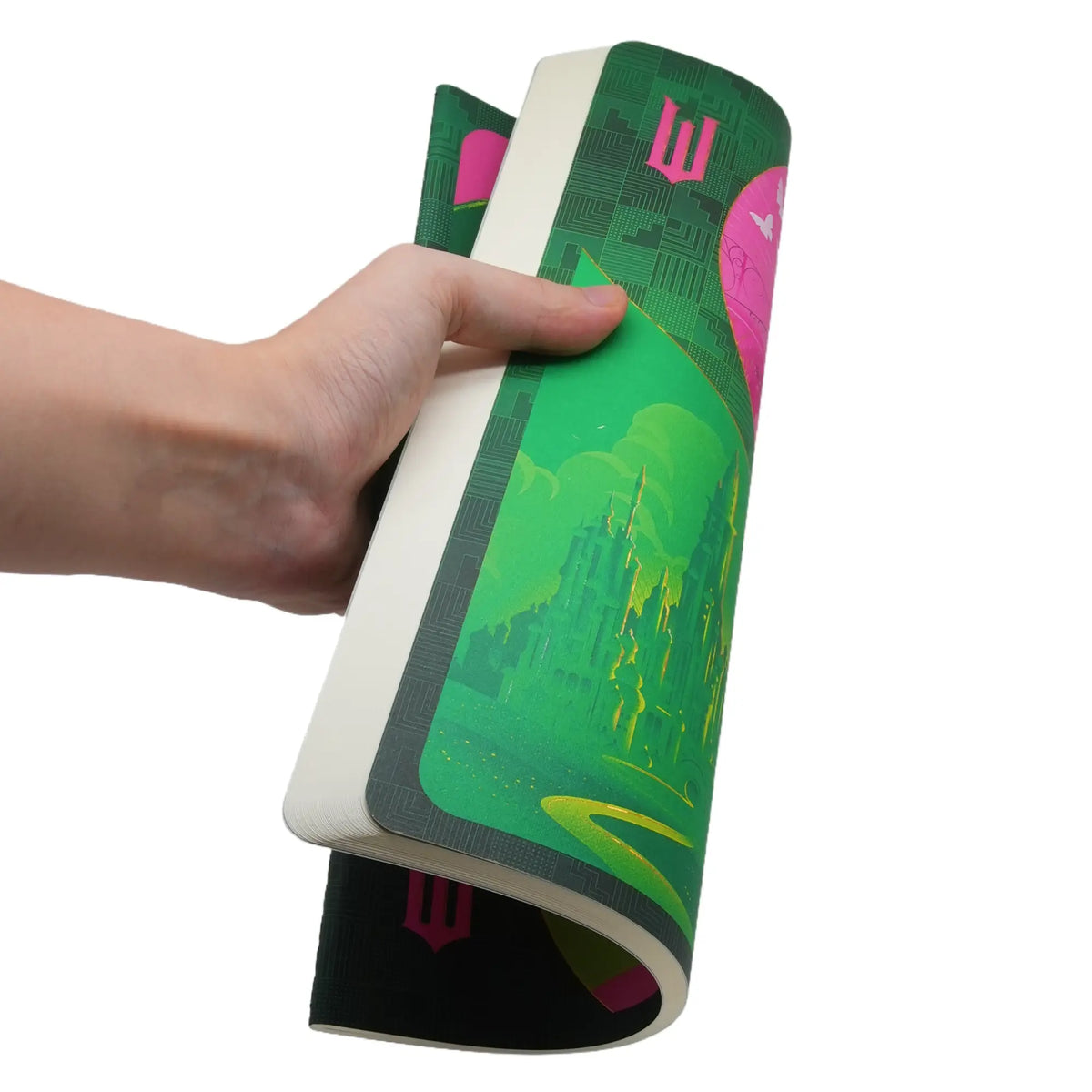 Paperblanks Pink Goes Good with Green A4 Cahier Notebook – Lined – back cover