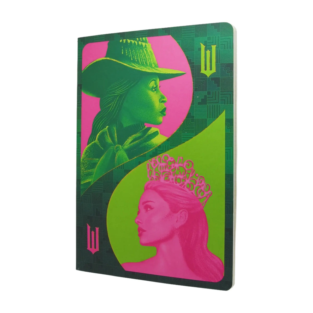 Paperblanks Pink Goes Good with Green A4 Cahier Notebook – Lined – front cover