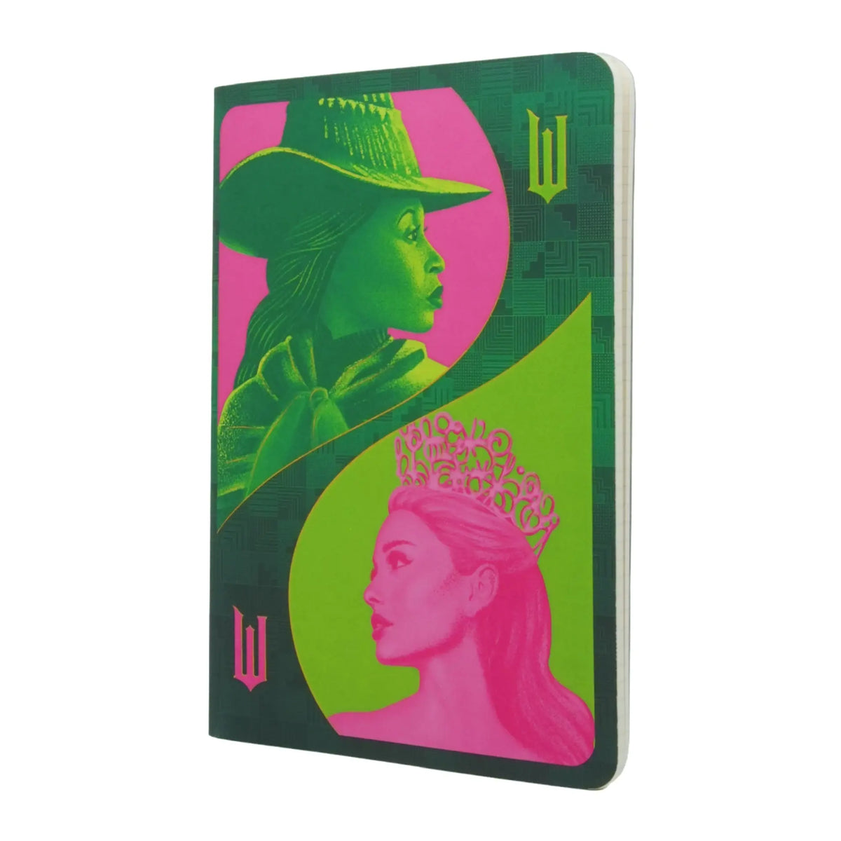 Paperblanks Pink Goes Good with Green A5 Cahier Notebook – Plain – front cover