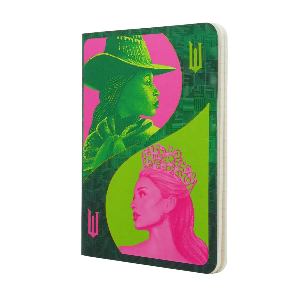 Paperblanks Pink Goes Good with Green A6 Cahier Notebook – Lined – front cover