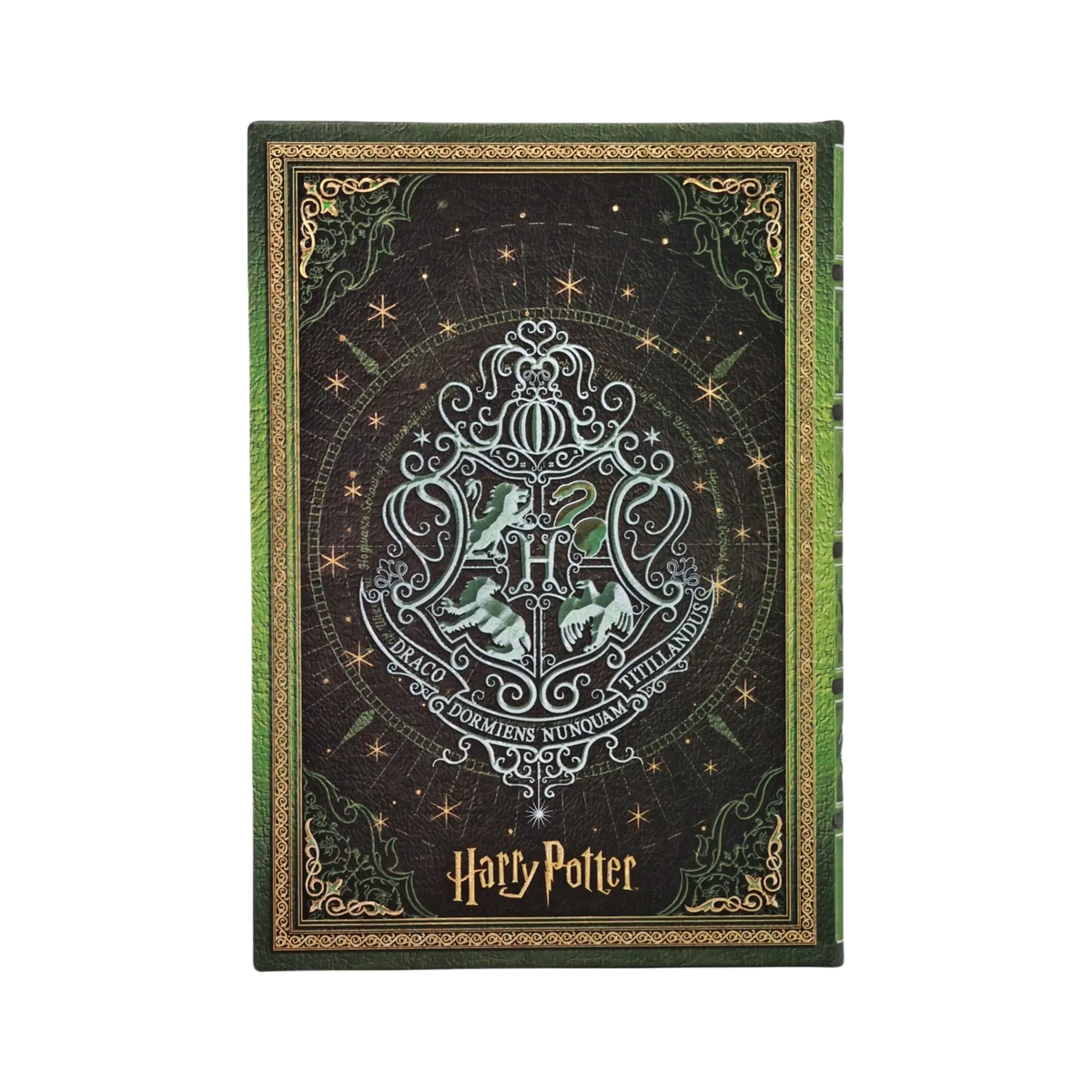 Paperblanks Slytherin Journal Midi Hardback Journal – Plain, 144 Pages – back cover