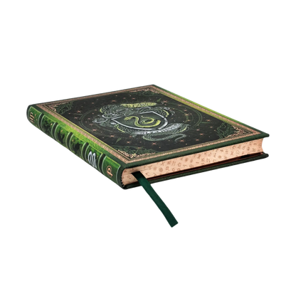 Paperblanks Slytherin Journal Midi Hardback Journal – Plain, 144 Pages – page edge