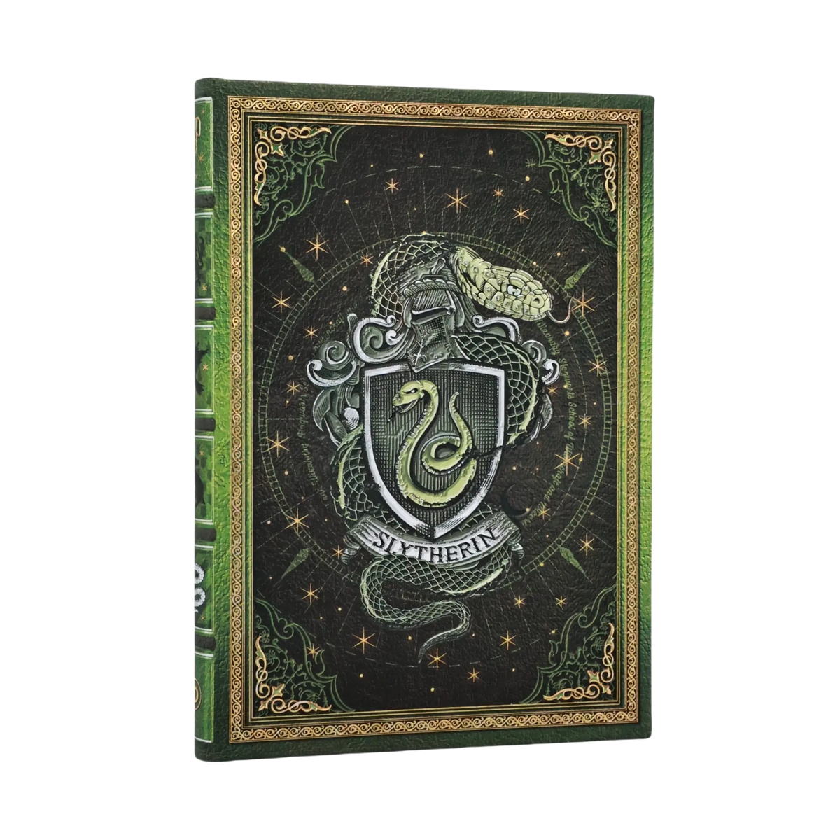 Paperblanks Slytherin Journal Midi Hardback Journal – Plain, 144 Pages – front cover