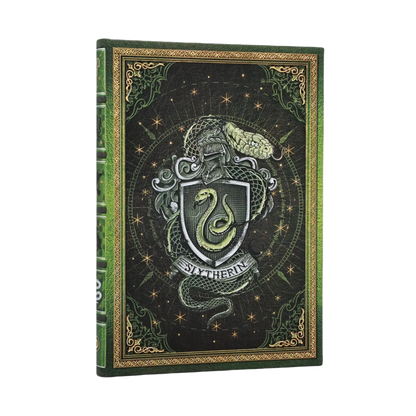 Paperblanks Slytherin Journal Midi Hardback Journal – Plain, 144 Pages – front cover