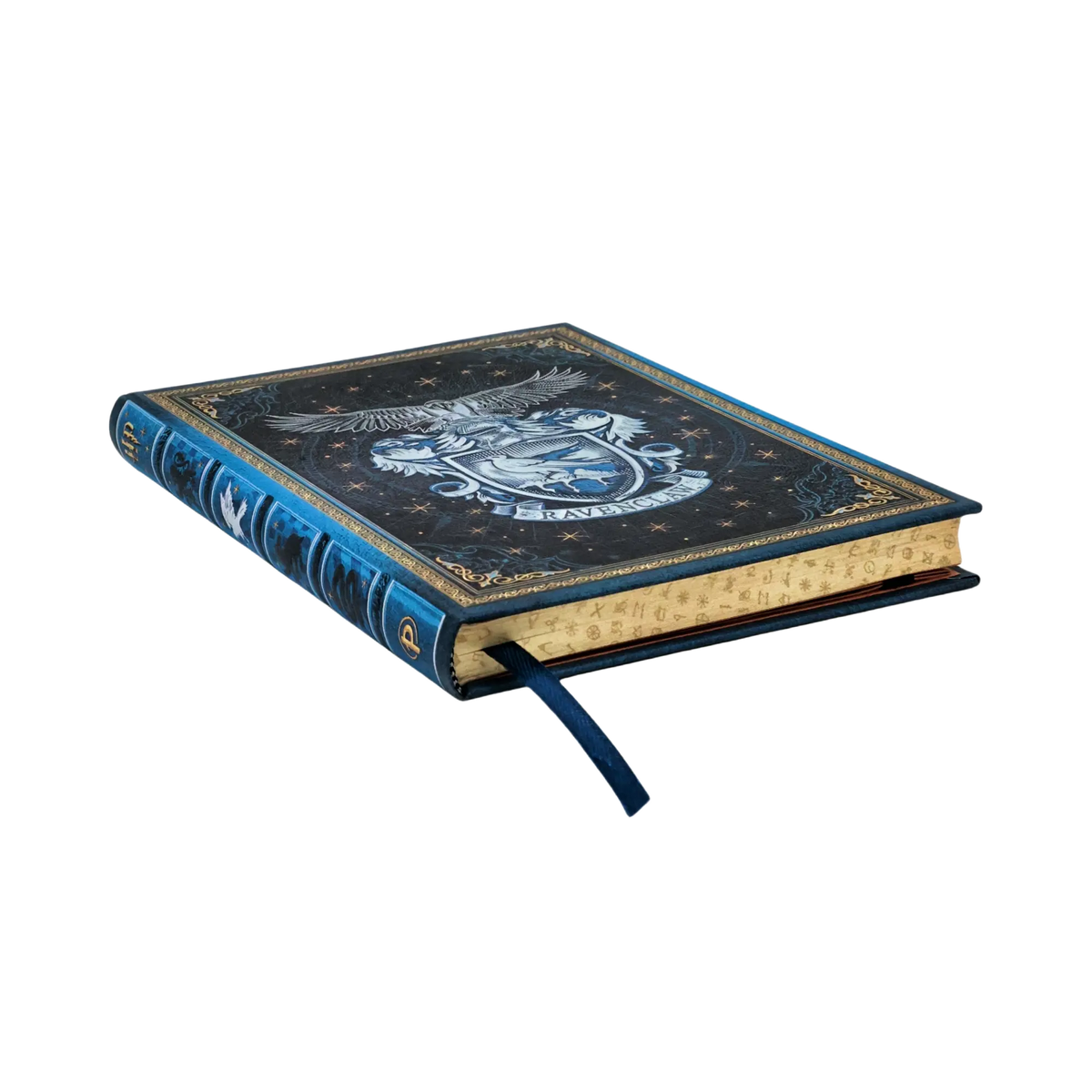 Paperblanks Ravenclaw Journal Midi Hardback Journal – Plain, 144 Pages – page edge