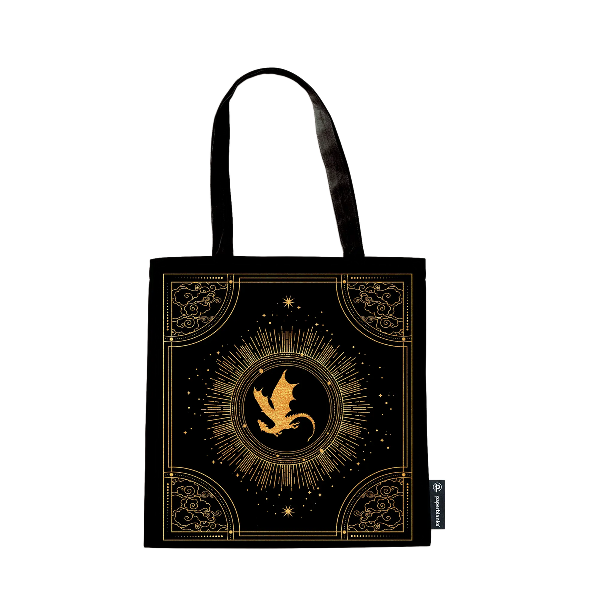 Paperblanks Shadows of Navarre Cotton Tote Bag – back view