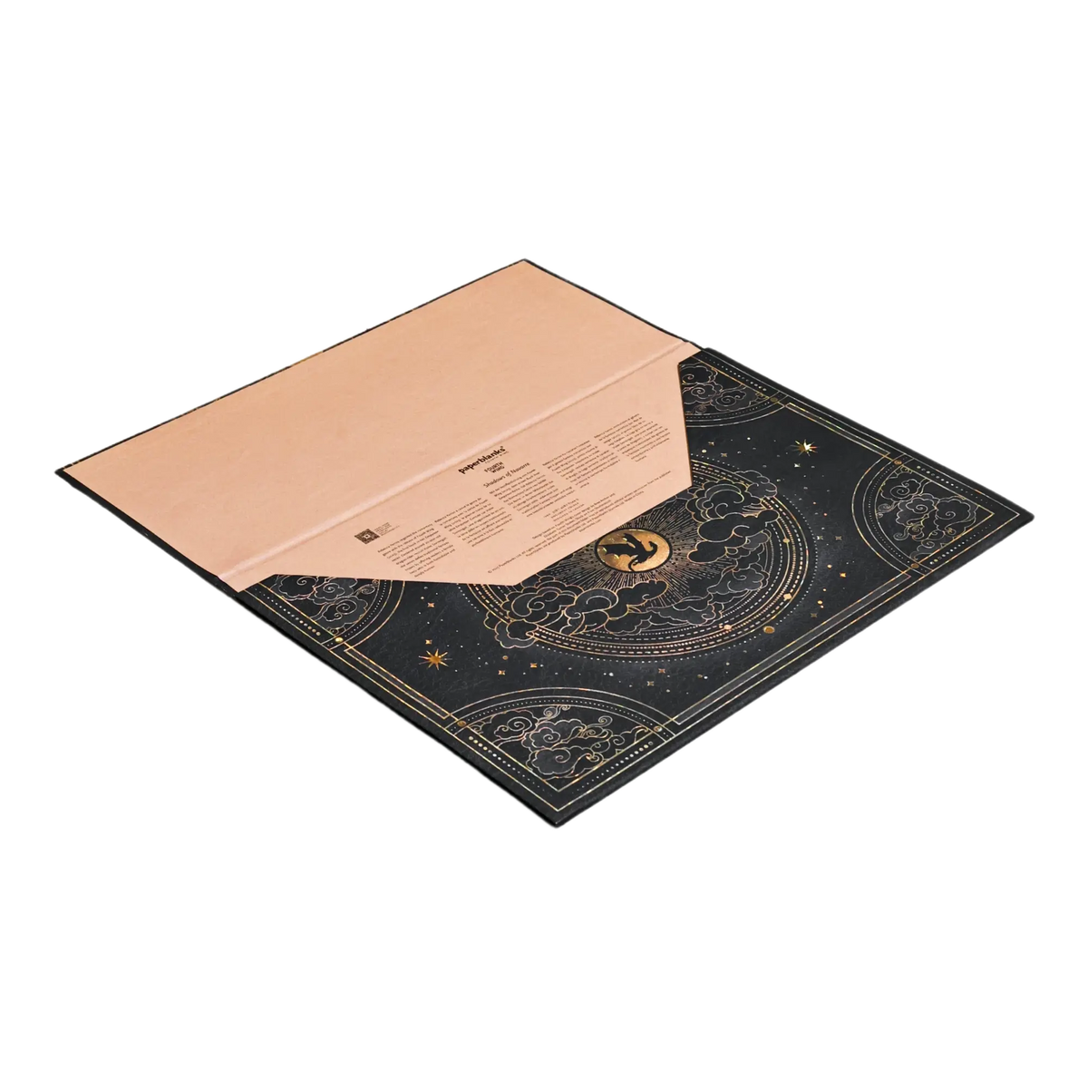 Paperblanks Shadows of Navarre Document Folder – side view