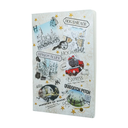 Paperblanks The Wizarding World Notebook A4 Cahier Notebook – Lined – front cover