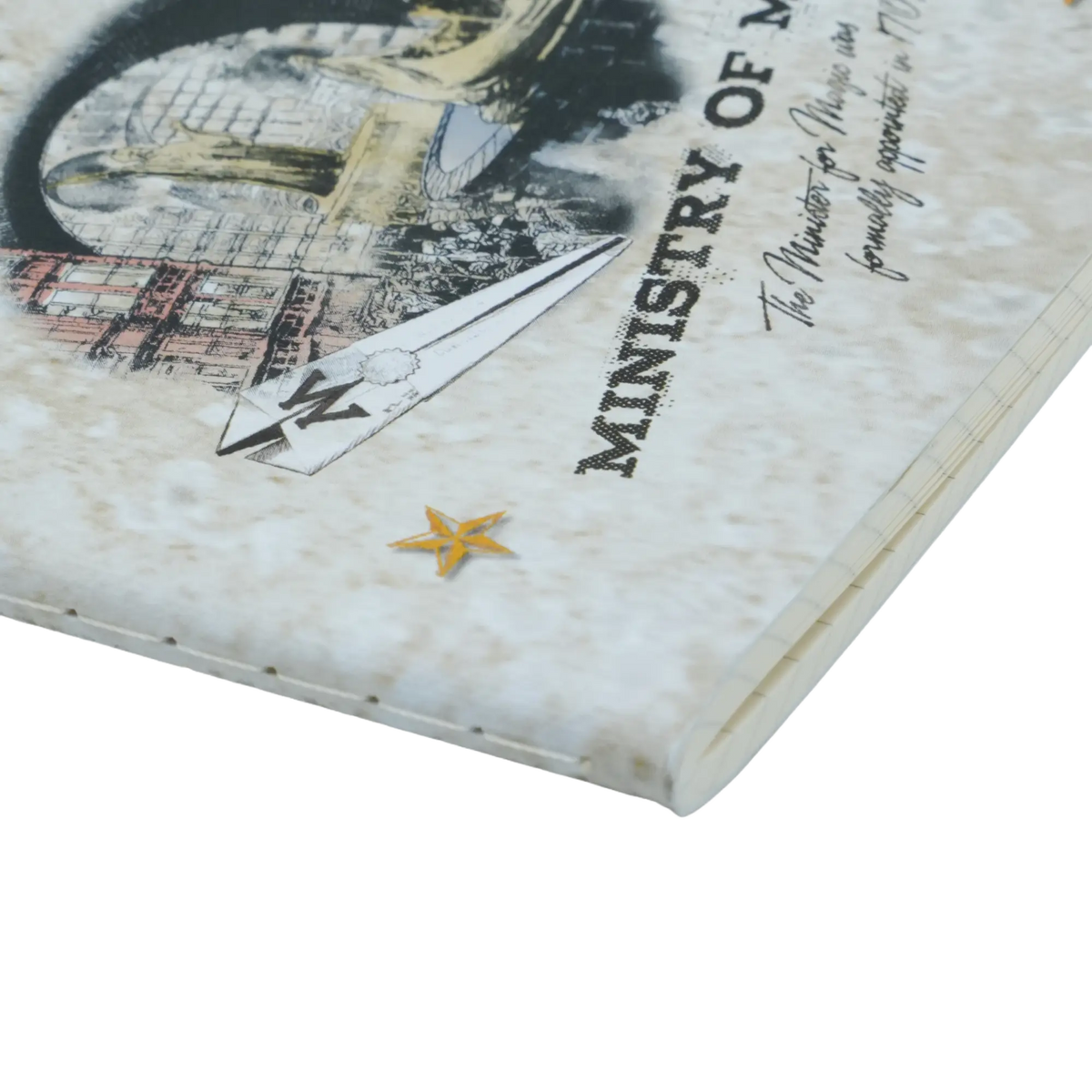 Paperblanks The Wizarding World Notebook A4 Cahier Notebook – Plain – page edge