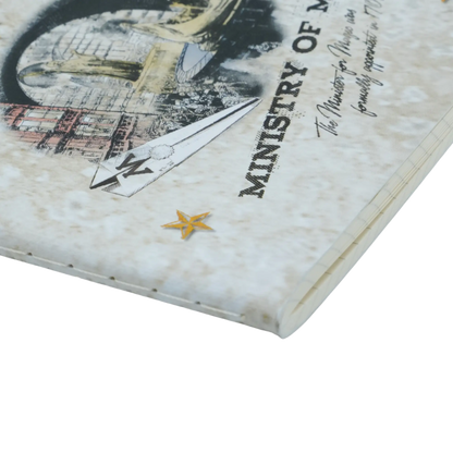 Paperblanks The Wizarding World Notebook A4 Cahier Notebook – Plain – page edge