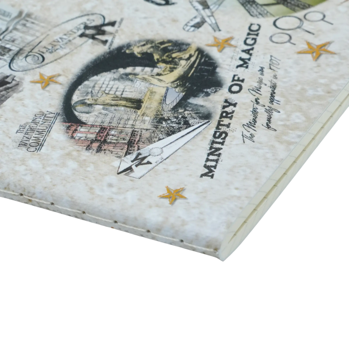 Paperblanks The Wizarding World Notebook A5 Cahier Notebook – Lined – page edge