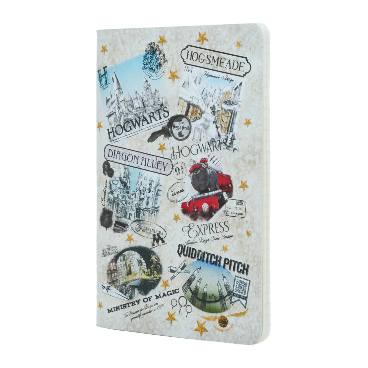 Paperblanks The Wizarding World Notebook A6 Cahier Notebook – Plain – front cover
