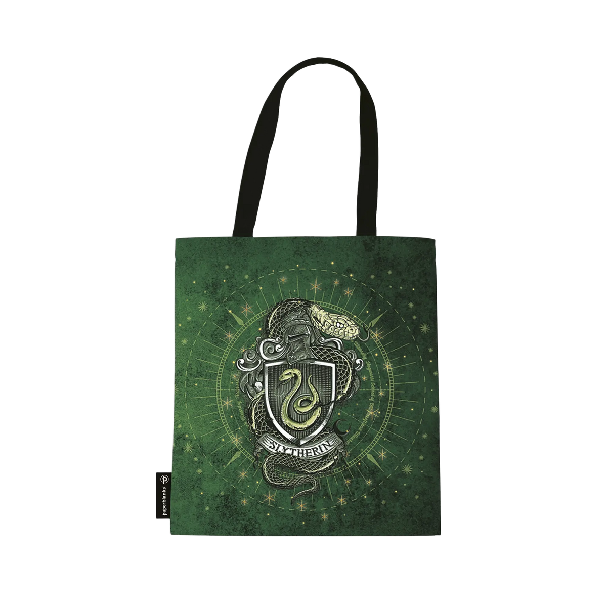 Paperblanks Slytherin Tote Cotton Tote Bag – front view