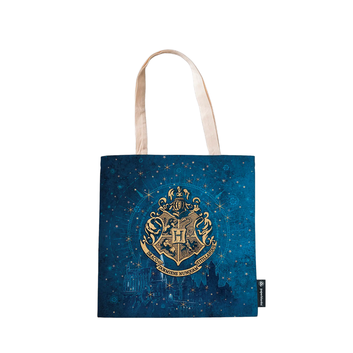 Paperblanks Legends of Hogwarts Tote Cotton Tote Bag – back view